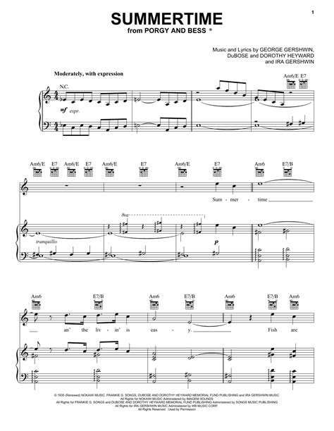 Summertime Lead - download free sheet music and scores