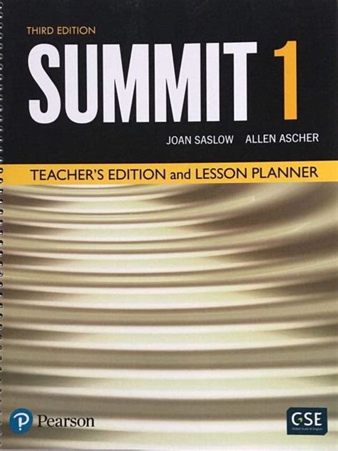 Summit 1 teacher edition and lesson planner. - A textbook of engineering mathematics 3.