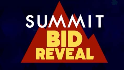 Summit bids 2024 reveal. 2023-2024 Summit Bid Reveals Welcome to the #SummitBidReveal! Following Summit Bid events, bid recipients will be announced every Monday night at 7:30 PM CT on the Varsity TV homepage. 