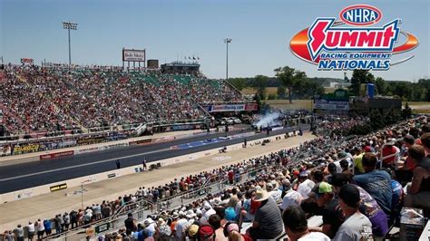 Summit racing motorsports park norwalk. ON SITE AMENITIES. EVENT DAY SCHEDULE. Some of the most dedicated racers in the world will compete in front of some of the most diehard race fans in the world at the 18th Annual Summit Racing Equipment NHRA Nationals, June 27-30, 2024 at Summit Motorsports Park in Norwalk, Ohio! The competition is top-notch and tough in Funny Car, Top Fuel, Pro ... 