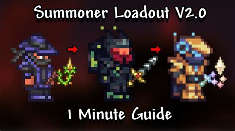 Summoner loadout calamity. Learn how to use the best weapons, accessories and armors in the Calamity Mod. This guide is based on the mod Wiki and the own test results, and shows you the most useful items for each boss. 