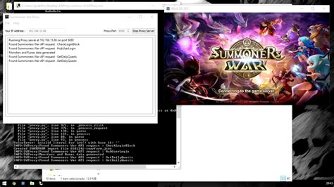 Summoners war exporter proxy connection failed.  Problems playing SW on Nox player Hello!...