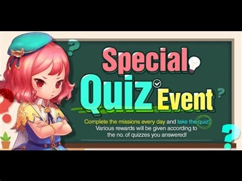 Complete 1 content mission to get [4 quiz tickets] during 