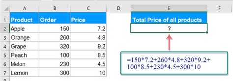 Sumproduct Function Office Support