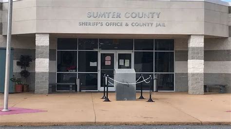 The physical location of the Sumter County Jail is: Sumter County Jail 219 E Anderson Avenue Bushnell, Florida Phone: (352) 569-1700 Fax: (352) 569-1741. Visitations Hours at Sumter County Jail: Only video visitations are allowed. The video visitations hours are: Saturday and Sunday, 1:00 PM-5:30 PM Saturday and Sunday, 7:00 PM-10:30 PM ...