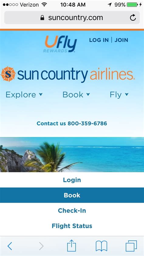 Sun Country Airlines offers affordable flights and vacation packages to destinations across the U.S. and in Mexico, Central America, and the Caribbean.. 