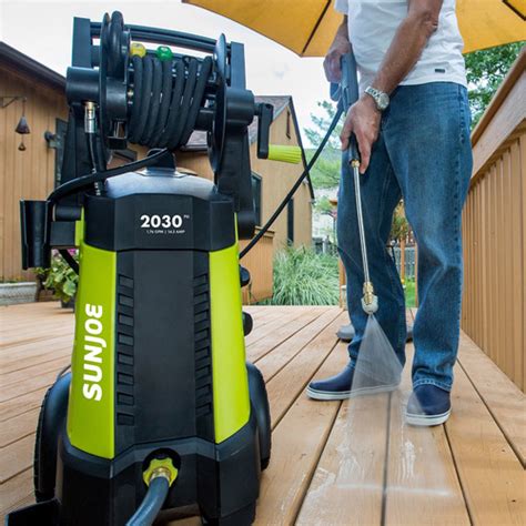 Sun joe pressure washer manual 2030. Tackle your toughest home, outdoor and auto cleaning projects with ease with the Sun Joe SPX4000 electric pressure washer! Packed with 1800 watts of pure power, the 14.5-amp motor generates up to 2030 PSI to demolish every last bit of dirt, grease, gunk and grime. Five quick-connect tips allow you to go from intense jet to gentle spray to suit ... 
