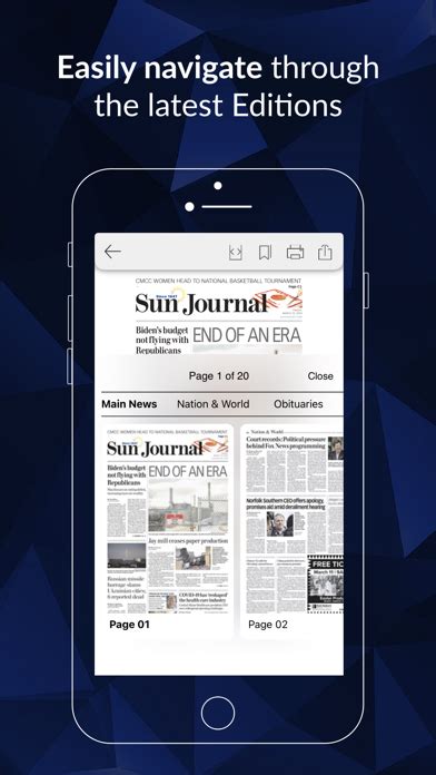 Sun journal epaper today.  Sun Journal ePaper is a free iOS app developed by Portland P...
