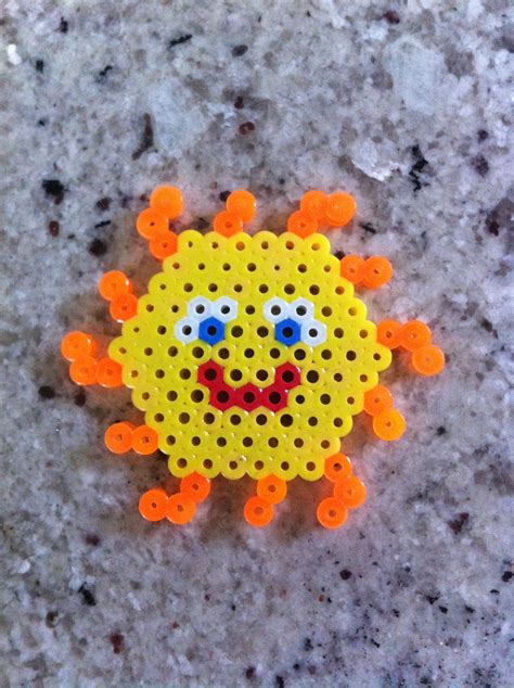Sun perler bead pattern. Super Mario Hama Beads. Make sure to check out these notes: A few of these patterns are larger than a 29 x 29 pegboard, so you’ll either need a extra large pegboard (49 x 69 tall) or to put four square pegboards together (or two depending on how wide the pattern is).; When I say the small patterns below use a regular board, that … 
