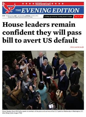 Sun sentinel evening edition today.  With eEdition, you have access to an interac...