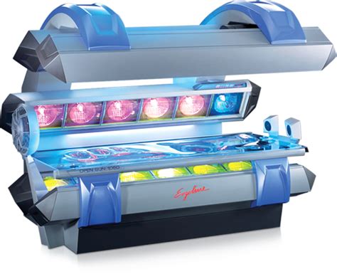 Sun tan city spa beds. Fast tanning beds (Santa Barbara) Faster tanning beds (Del Ray, Standup Sunrise 480, Tan America Malibu) Fastest tanning beds (Ergoline 800 Affinity) Instant+ tanning beds (Ergoline 1050) Spa tanning beds (Poly Redlight, Sauna) 
