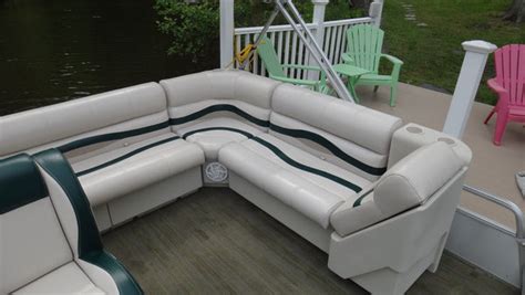 Sun tracker replacement seat cushions.  Sun Tracker Pontoon Boat Padded Light Ta...