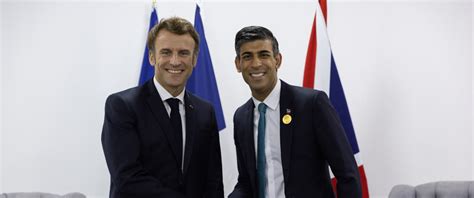 Sunak and Macron prepare show of unity in Paris as Vladimir Putin looks on