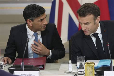 Sunak and Macron seek Indo-Pacific team-up at Paris summit