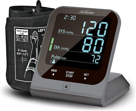 Sunbeam TMB-1583-S Upper Arm Blood Pressure Monitor