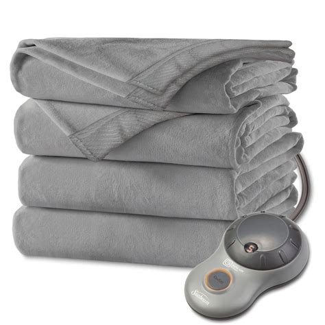 Width: 1200mm. Length: 1600mm. Power: 150 Watts. Accessories included: Zip Storage Bag. Colour: Grey. Bedding Size: Throw. Machine Washable: Yes. Whether it’s relaxing on the couch with your loved ones, or getting a good night’s sleep, this Sunbeam Feel Perfect Sherpa Fleece heated throw will be your most cherished companion. Release date NZ..