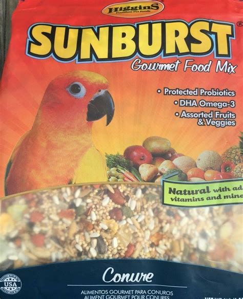 Sunburst Conure Gourmet Mix - Higgins - Mybirdstore.com