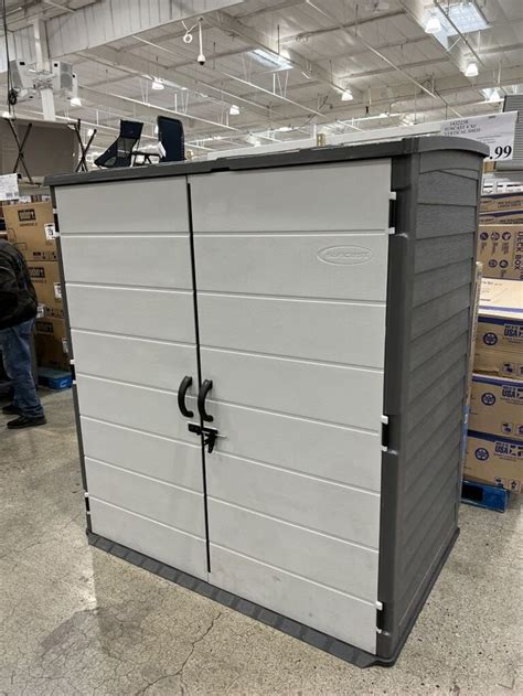 Suncast 5 ft. 10 in. W x 3 ft. 8 in. D Stow-Away Horizontal Storage Shed. by Suncast. $469.00 $665.75. ( 2633) Free shipping. Shed Type. Storage Shed, Bike Shed, Garbage Shed. Material. . 