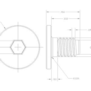 Suncast Easy Bolt Thread Size