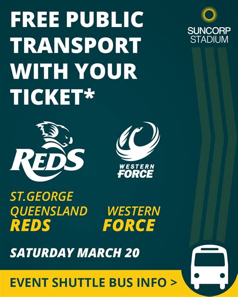 Suncorp Stadium - Additional public transport services,.