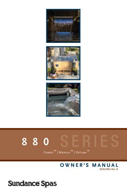 Sundance 880 owners manual sundance spas. - Electric machinery transformers 3rd solution manual.