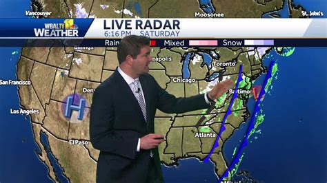 Sunday Forecast: Rain at times, cooler and windy
