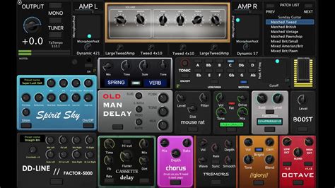 Sunday Guitar MainStage template overview and walkthrough YouTube