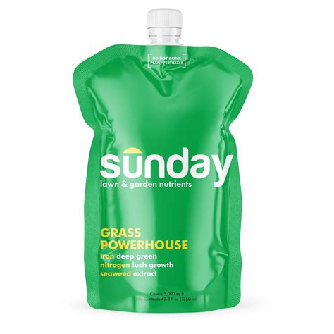Sunday grass. Sunday Help Center [email protected] – (415) 903-6932. Most Frequently Viewed. Best practices to apply Sunday nutrient pouches; Instructions (order of operations) 