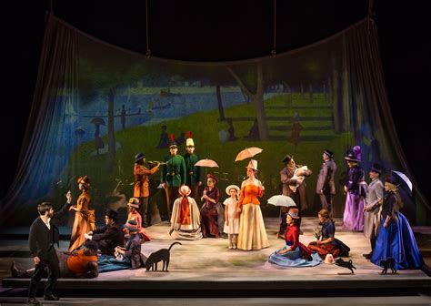Sunday in the park with george. A musical by Stephen Sondheim and James Lapine based on the painting by George Seurat, A Sunday Afternoon on the Island of La Grande Jatte. The show explores the themes of art, love, and passion through the … 
