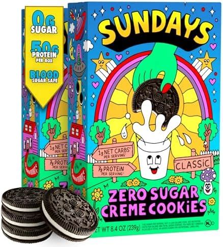 Sundays Zero Sugar Creme Cookies - amazon.com