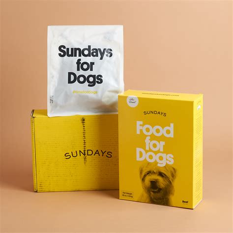 Sundays for dogs. Sundays offers human-grade, all-natural, and gently air-dried treats for dogs, with chicken and peppermint or turkey and pumpkin flavors. Customize your plan and get your treats delivered … 
