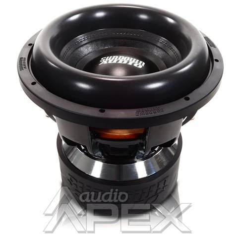 Sundown Audio Z-12 V.5 D2 12″ Okay, now we are well into the competition quality bracket for Sundown Audio’s subwoofer lineup. The ZV5 series are capable of that earth shattering, heart-stopping sound of a natural disaster striking a landmass at full force. 
