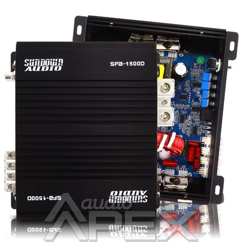 Sundown Audio SFB 1500 D. Sundown Audio 1500 watt Amplifier. SFB-1500D DIGITAL MONOBLOCK FEATURES. • Digital Class-D Mono Block Amplifier. • Dual MOS-FET …. 