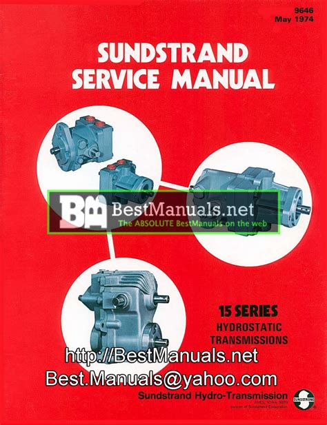 Sundstrand 15 series hydrostatic transmissions service repair manual download. - Applied multivariate statistical analysis johnson solutions manual.