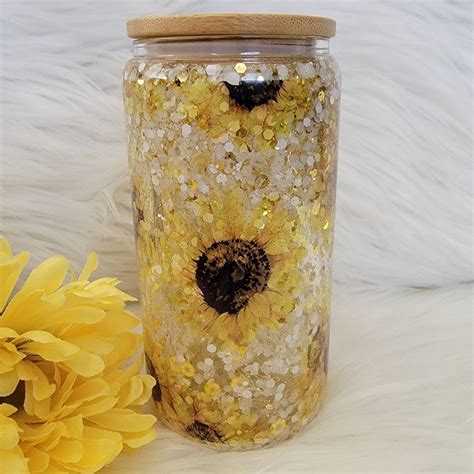 Sunflower Snow Globe - Etsy