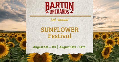 Sunflower festival omaha. Farm Hours & Dates. August 11th 4pm-8:30pm. August 12th 10am-4pm. August 13th 10am-4pm. August 18th 4pm-8:30pm. August 19th 10am-4pm. August 20th 10am-4pm. Admission will include entrance onto our farm and one bloom from our sunflower field. You will be able to spend the day in our wandering sunflower path finding many unique photo ops. 