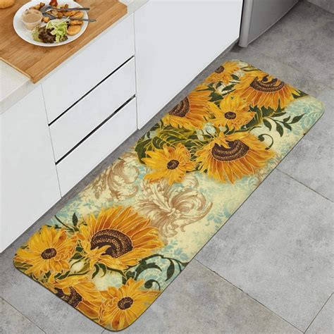 Kitchen Mat. by East Urban Home. $48.99. Free shipping. Items Per Page. 48. Shop Wayfair for the best three piece kitchen rugs with sunflowers. Enjoy Free Shipping on most stuff, even big stuff.