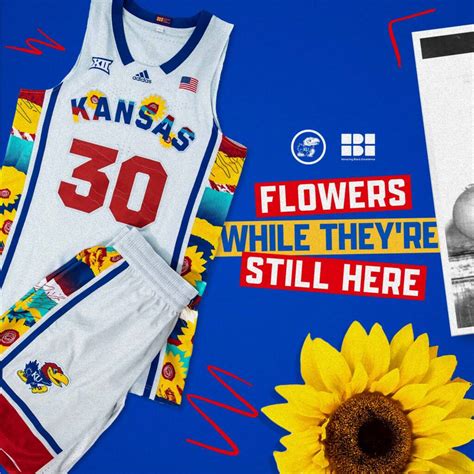Sunflower ku jersey. Kansas basketball hosted Kansas State on Tuesday, Feb. 22, for the Sunflower Showdown rematch inside Allen Fieldhouse. Kansas won 102-83. 