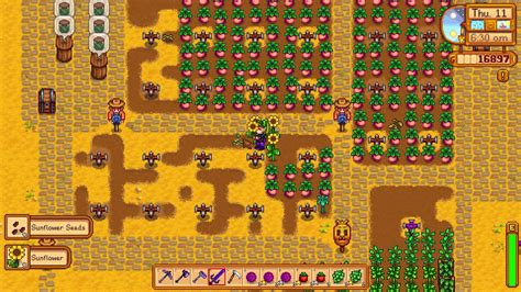 Sunflower stardew. Introduction. This guide aims to look at the various bonuses you can get from professions and discuss the pros and cons of each one. When you first reach level 5 in a skill, you'll get to choose between two different professions. When you reach level 10 in a skill, you'll get to choose between two more different professions, and these are based ... 