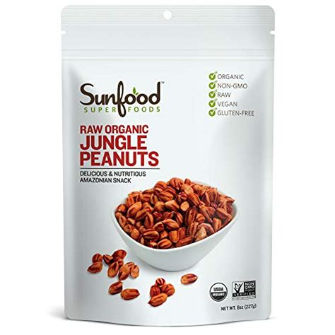 Sunfood Superfoods - Jungle Peanuts Raw Organic - Unique …