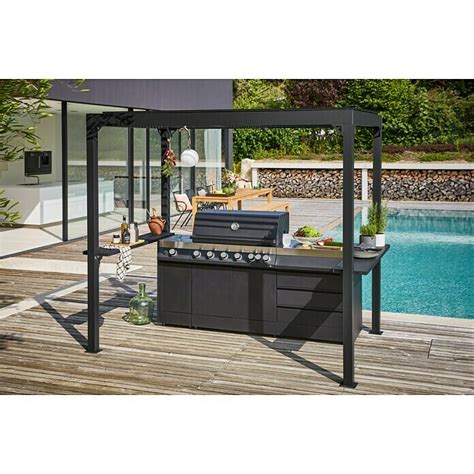 Sunfun Melina Grillpavillon LxBxH: 160 x 250 x 220 cm, Schwarz