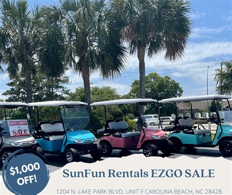 Sunfun rentals. SunFun Rentals located at 1204 N Lake Park Blvd Unit F, Carolina Beach, NC 28428 - reviews, ratings, hours, phone number, directions, and more. 