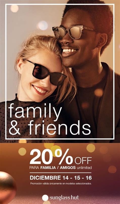 Sunglass Hut Family & Friends 30%-40% Discount Offer