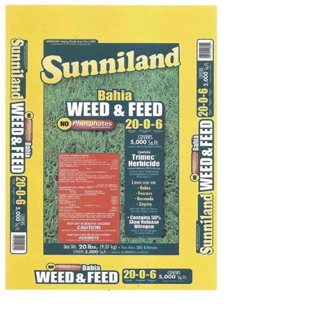 Sunniland 20 lb. Bahia Weed and Feed 129820 - The …