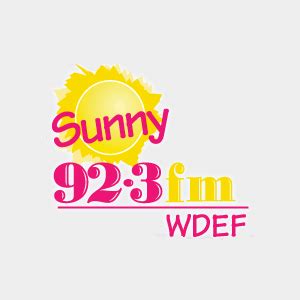 Sunny 92.3 fm. Bahakel (Jackson Telecasters, Inc.) WDEF is an FM radio station broadcasting at 92.3 MHz. The station is licensed to Chattanooga, TN and is part of that radio market. The station broadcasts Adult Contemporary music programming and goes by the name "Sunny 92.3" on the air. WDEF is owned by Bahakel. 
