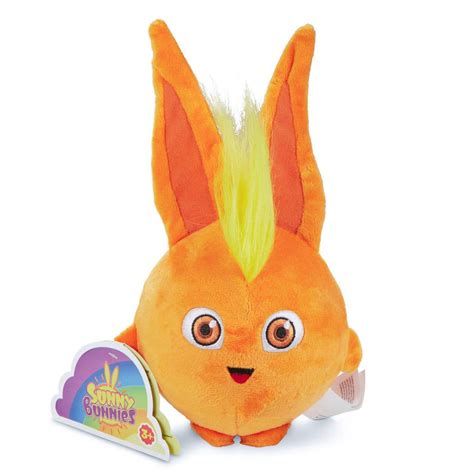 Sunny Bunnies Light Up & Bounce Plush - Iris, Purple - amazon.com