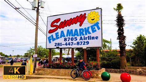 Sunny flea market airline drive houston tx. Mentioned on. 8 lists. Flea market. The Sunny Flea Market is a huge, open-air flea market located in Houston, Texas. It's home to dozens of different stalls selling everything from food to clothing and electronics. The market is great for finding deals on quality items, and it's also a great place to take the kids. 