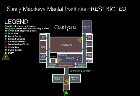 Spawn Location of All Cursed Objects in Sunny Meadows, Location of M