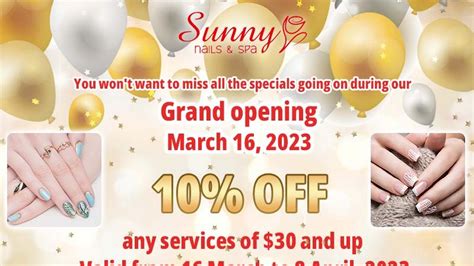 Sunny nails and spa santee photos. Add photo. Share. Save. Review Highlights ... Sunny Nails & Spa. 311. 1.5 miles away from Luxi Nails. Located at a beautiful place in Santee, CA 92071, our nail salon ... 