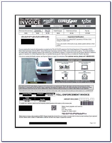 Sunpass invoice. 972-818-6882. 1011 Pruitt Place. Tyler, TX 75703. 972-818-6882. SunPass Discounts and Rebates. Frequent users and commuters can save even more money on SunPass toll roads and bridges that offer discount plans. These special discount plans may have requirements for residency, vehicle occupancy, number-of-trips or time-of-day restrictions. 